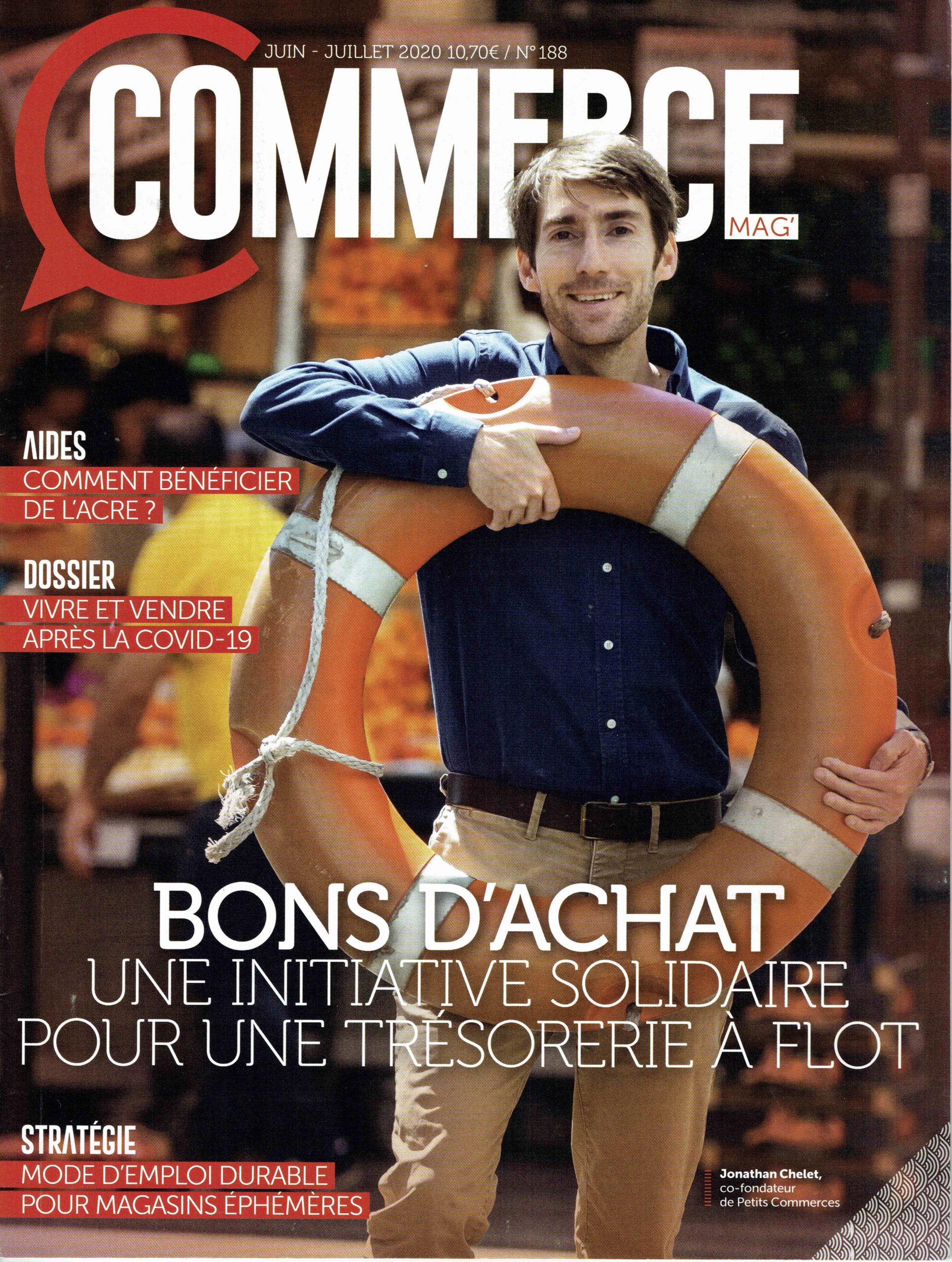 Jonathan Chelet Petitscommerces Couverture Commerce Magazine Petitscommerces.fr